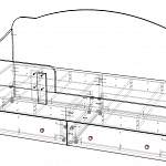 Чертеж Кроватка диванчик Париж BMS