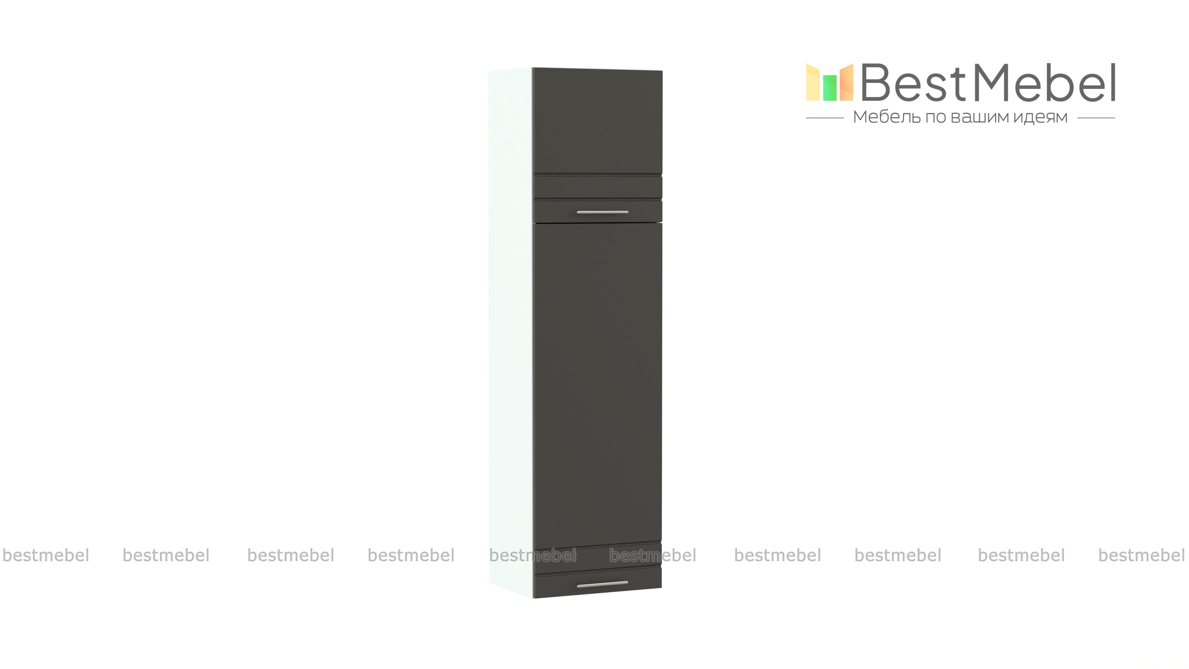 Шкаф пенал Олимпия  глухой навесной BMS - Фото