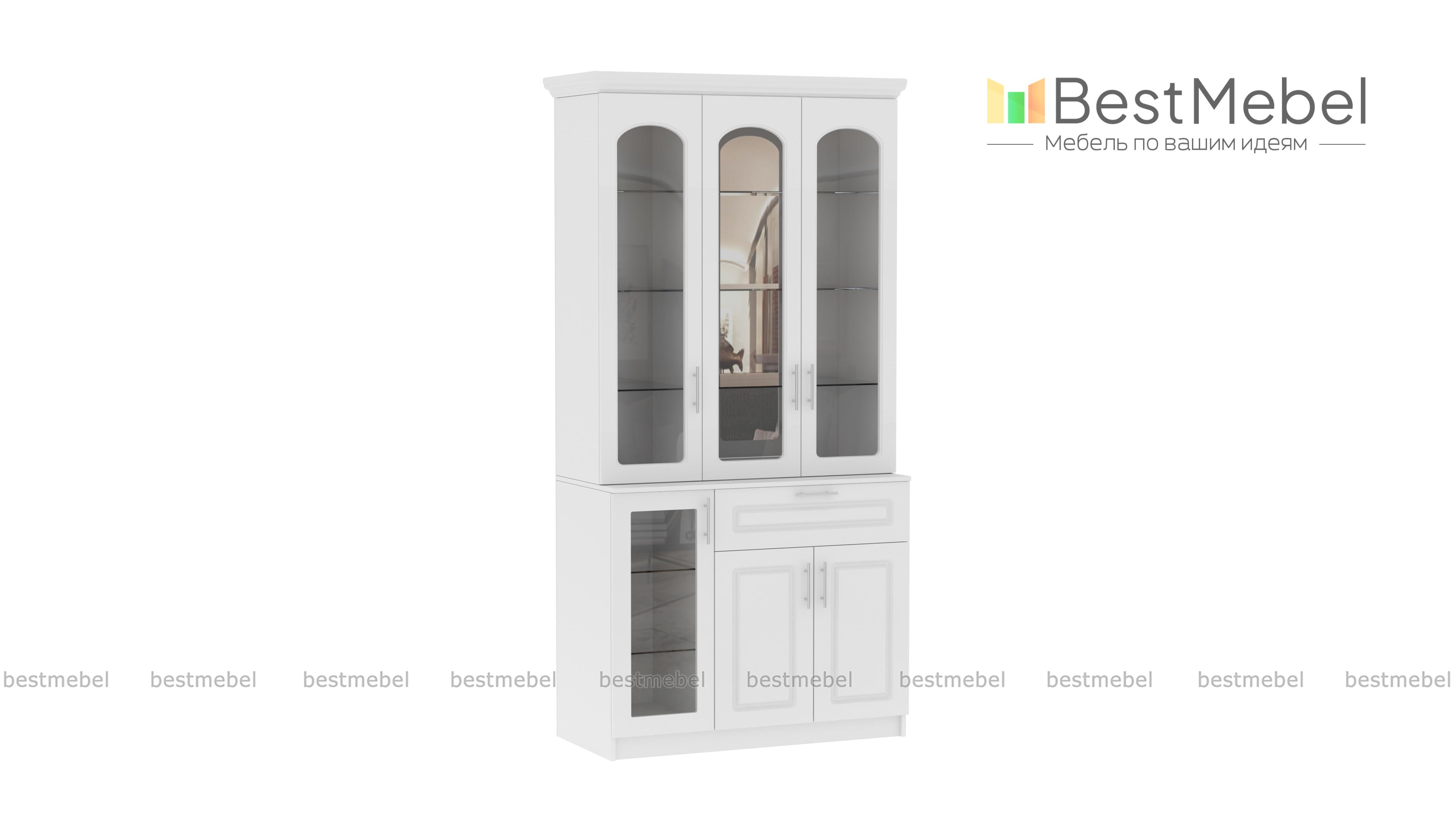 Шкаф для посуды Венеция 2 BMS - Фото