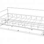Чертеж Кровать Иветта BMS