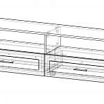 Чертеж Тумба Мелисса 806 BMS