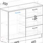 Чертеж Комод Martina-2 BMS