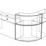 Чертеж Стойка ресепшн Монте 6 BMS