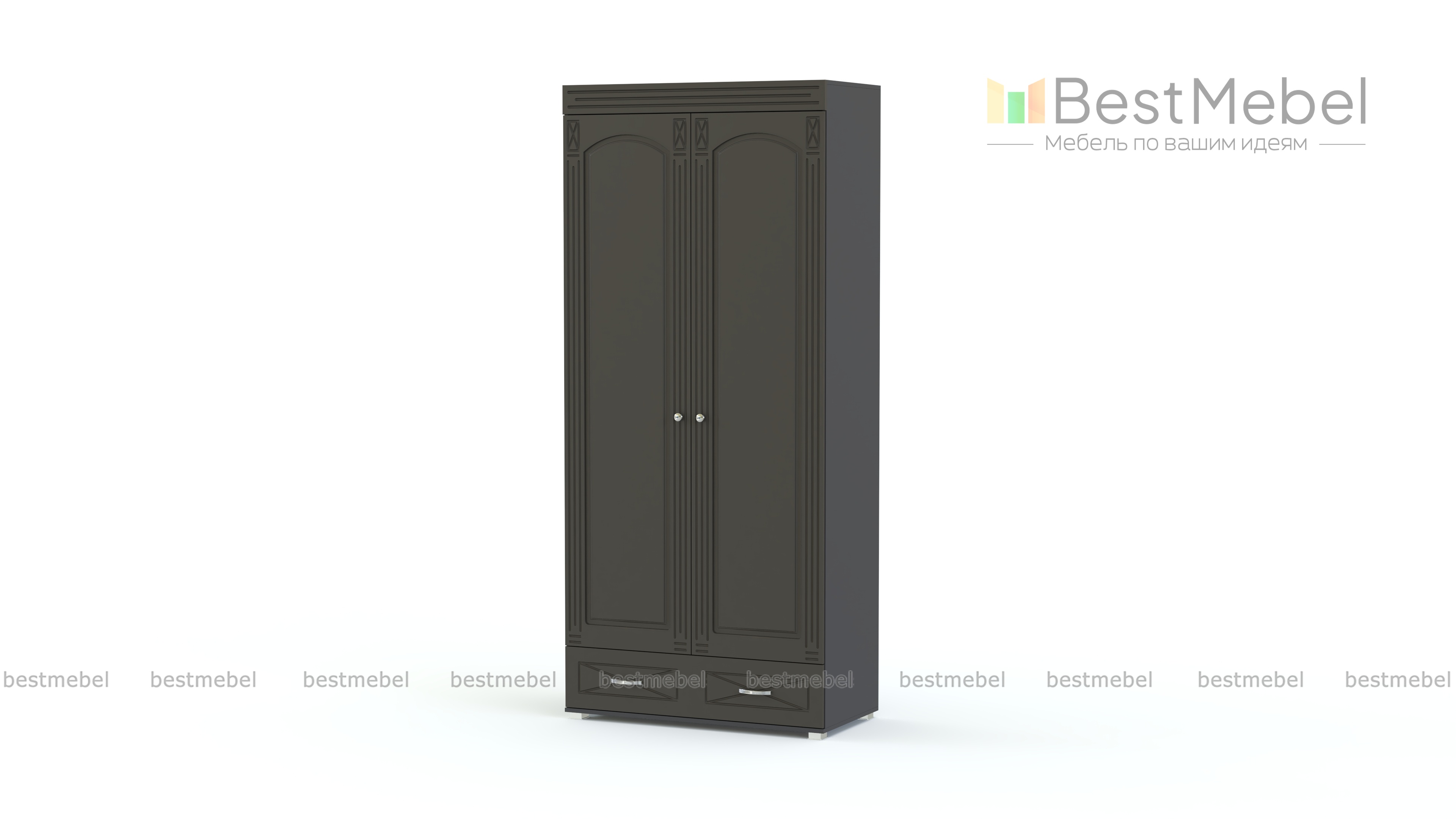 Шкаф платяной Элизабет ЭМ-6 BMS