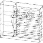 Чертеж Комод Помпей м16 BMS