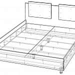 Чертеж Кровать Валенти BMS