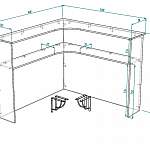 Чертеж Стойка ресепшн Квадро BMS