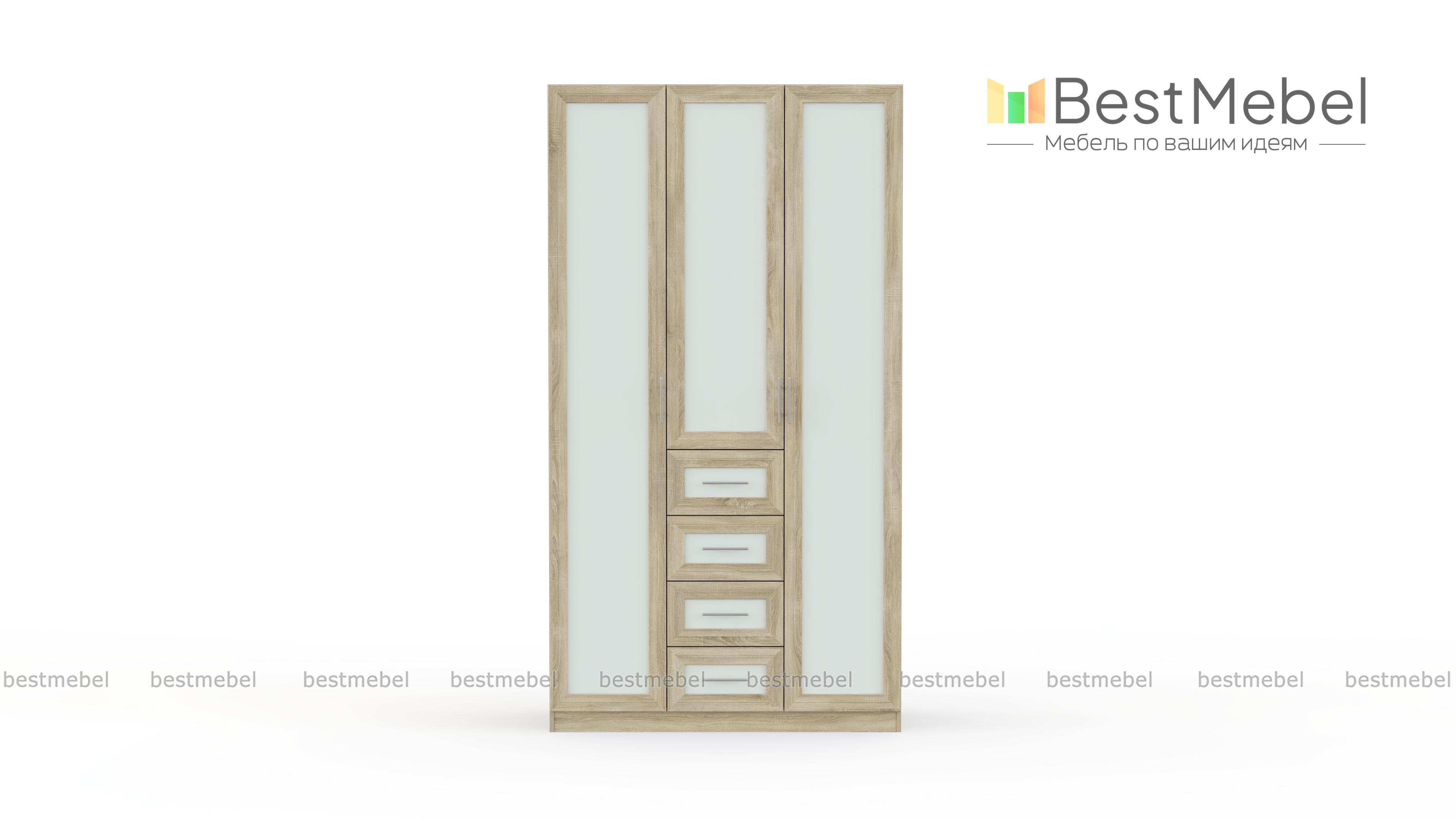 Распашной шкаф Крона 14 BMS - Фото