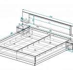 Чертеж Кровать Бруно-10 BMS