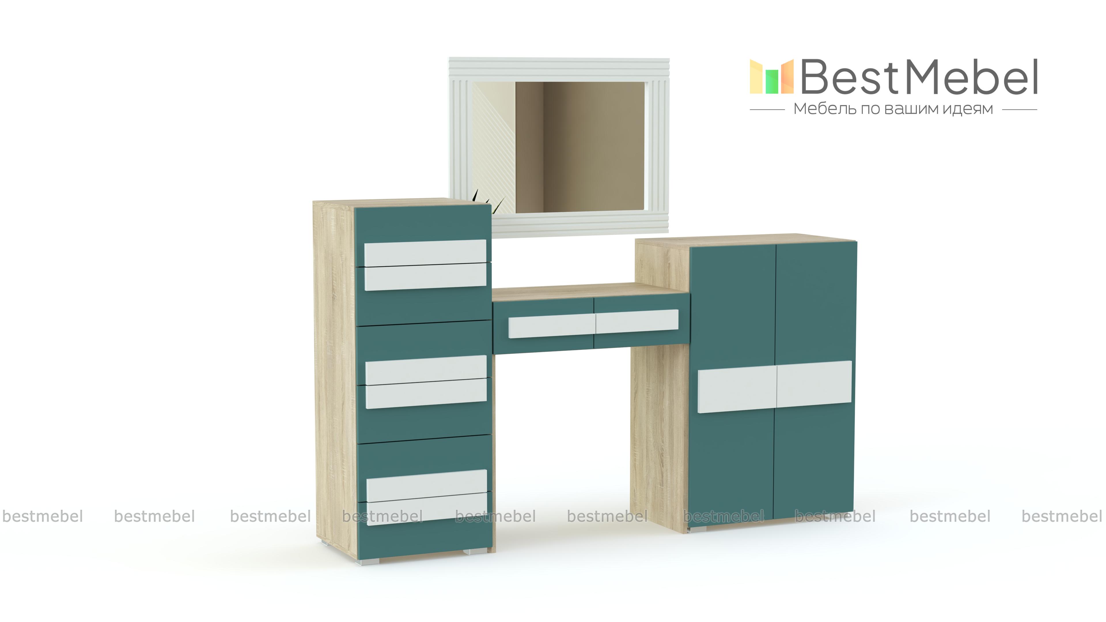 Туалетный стол Пресли 1 BMS - Фото