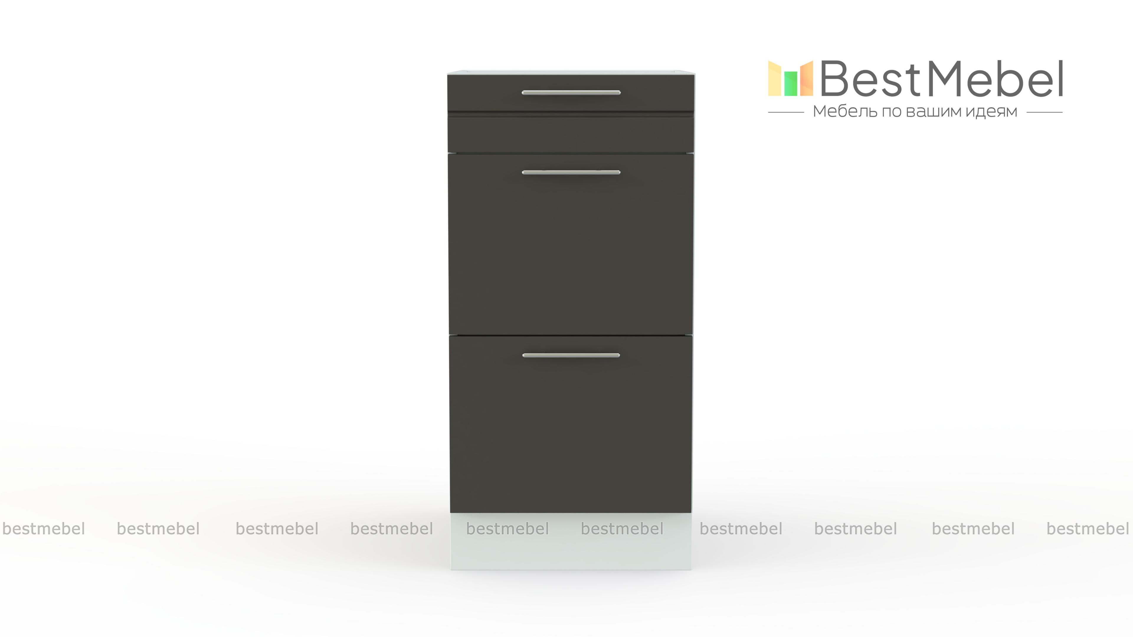 Стол  Олимпия с 3-мя ящиками BMS - Фото