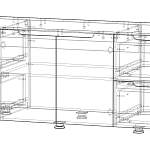 Комод Пастель Нео 21 BMS