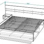 Чертеж Кровать Paris BMS