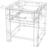 Чертеж Прикроватная тумба Лука BMS