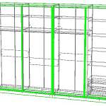 Чертеж Шкаф-купе Виват 3 BMS