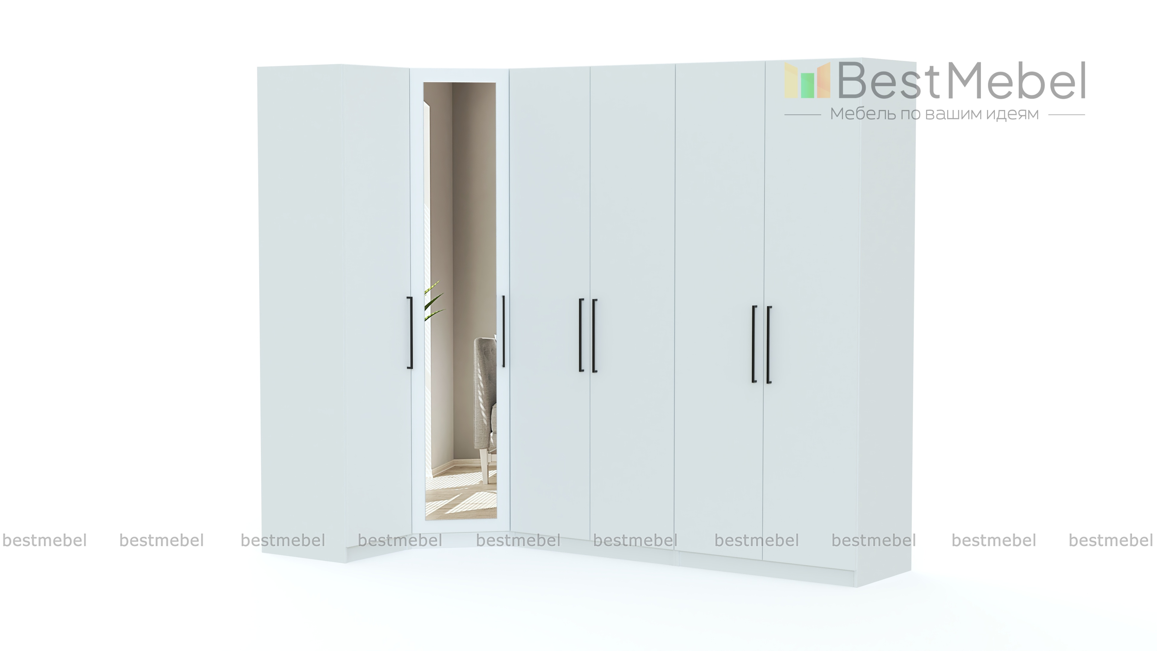 Угловой шкаф Юджин 39 BMS